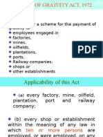 Payment of Gratuity Act-1972