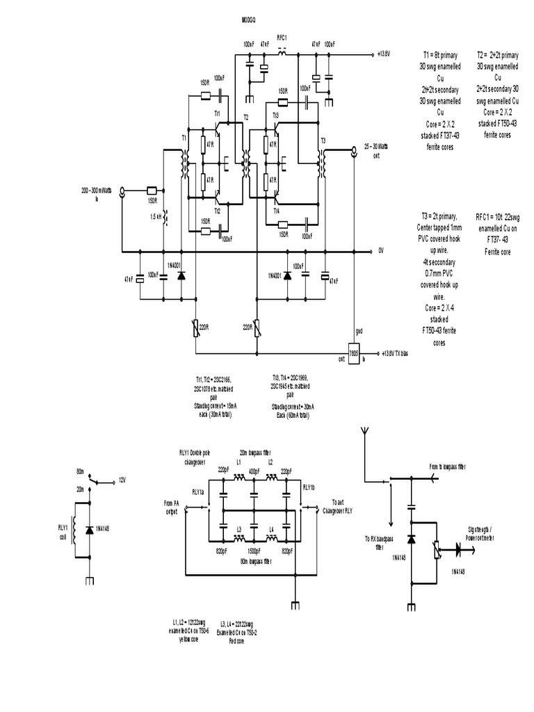 RF Amplifier Circuit Design Guide | PDF