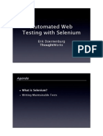 Automated Web Testing