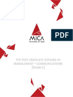 Mica Admissions Brochure