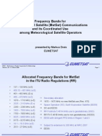 Frequency Spectrum For MetSat