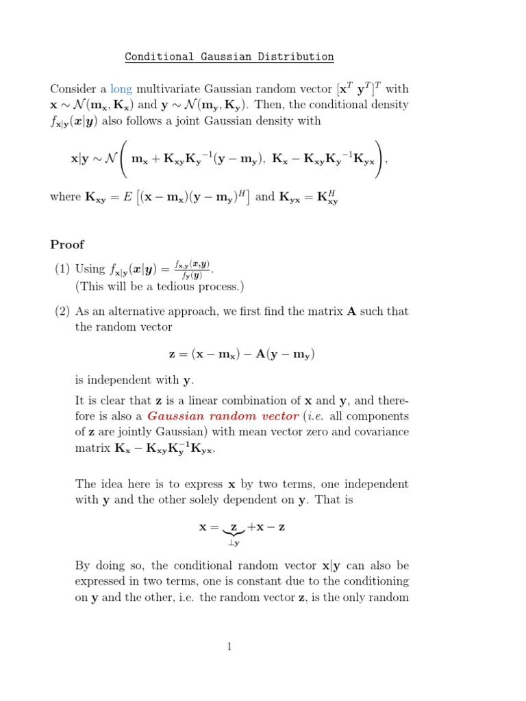 Gaussian Distribution Insights | PDF