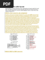 RS232 Serial Cable Layout