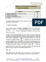 A01 - Matermatica - Regra de 3 e Proporcionalidade