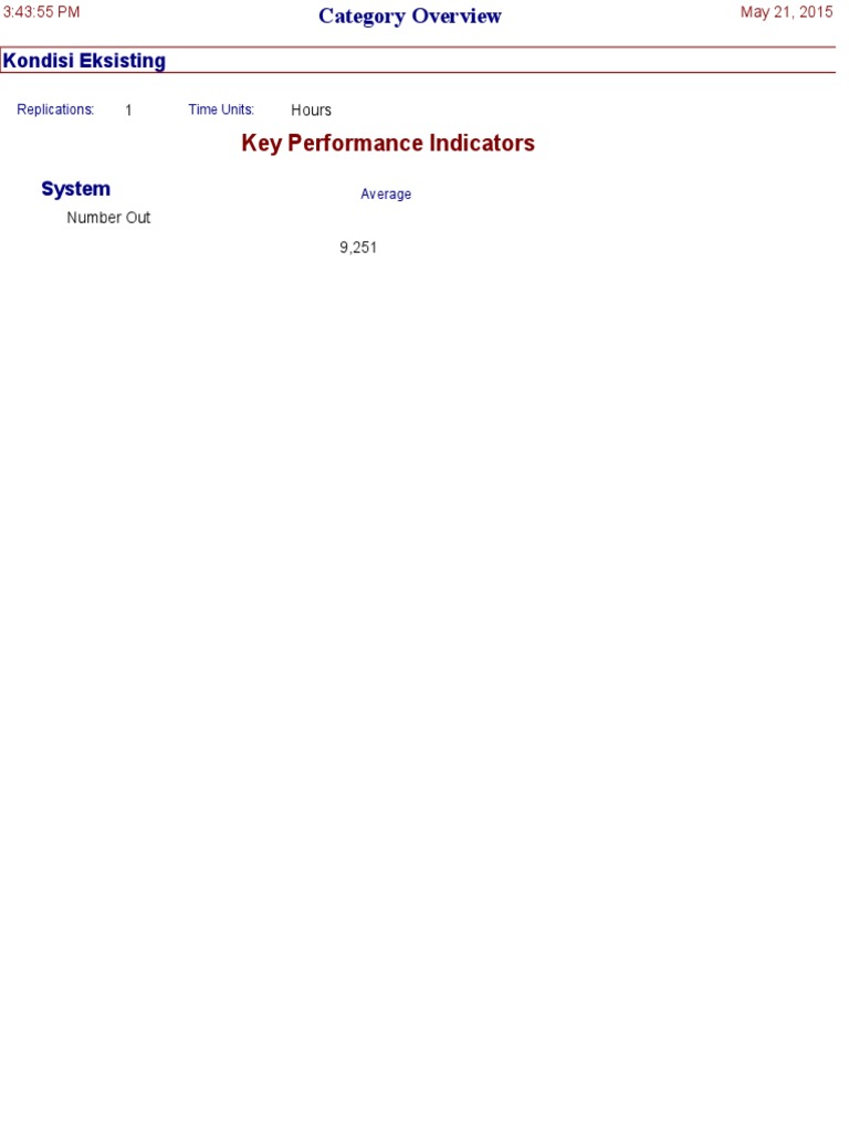 Performance Metrics for Terminal Operations | PDF | Areas Of Computer ...