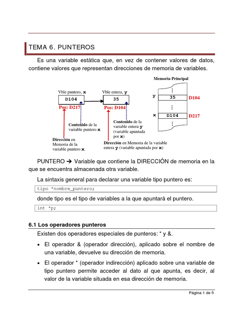 Punteros en C++ | Puntero (Programación de computadora) | C