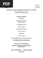 Download Design and Fabrication of Shaft Driven Bicycle by Nishanth Krishnan SN268840239 doc pdf