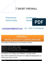 Rapport Snort Firewall