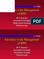 Advances in The Management of BPH