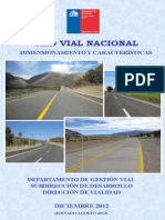 Dimensionamiento y Características Red Vial Nacional 2012