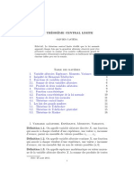 Theorem Central Limite