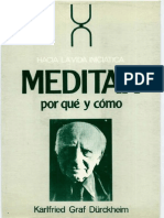 Karlfried Graf Dukheim - Meditar, Porque y Como