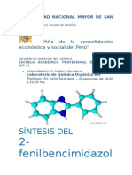 Informe de Laboratorio 2-Fenilbencimidazol