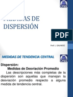 Medidas de Dispersión