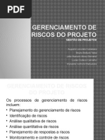 Gerenciamento de Riscos Do Projeto