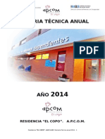 Memoria Tecnica Residencia 2014 El Copo - Imas