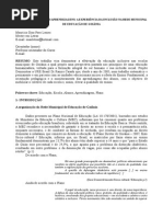  ACOMPANHAMENTO DAS APRENDIZAGENS