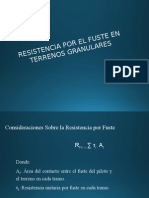 Resistencia Por Fuste en Terrenos Granulares