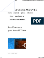 Run Ubuntu on Your Android Tablet — Opensourcegangster