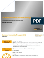 Sibiu Internship Program 2015