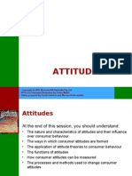 Lecture PPT On Consumer Behaviour - Attitudes