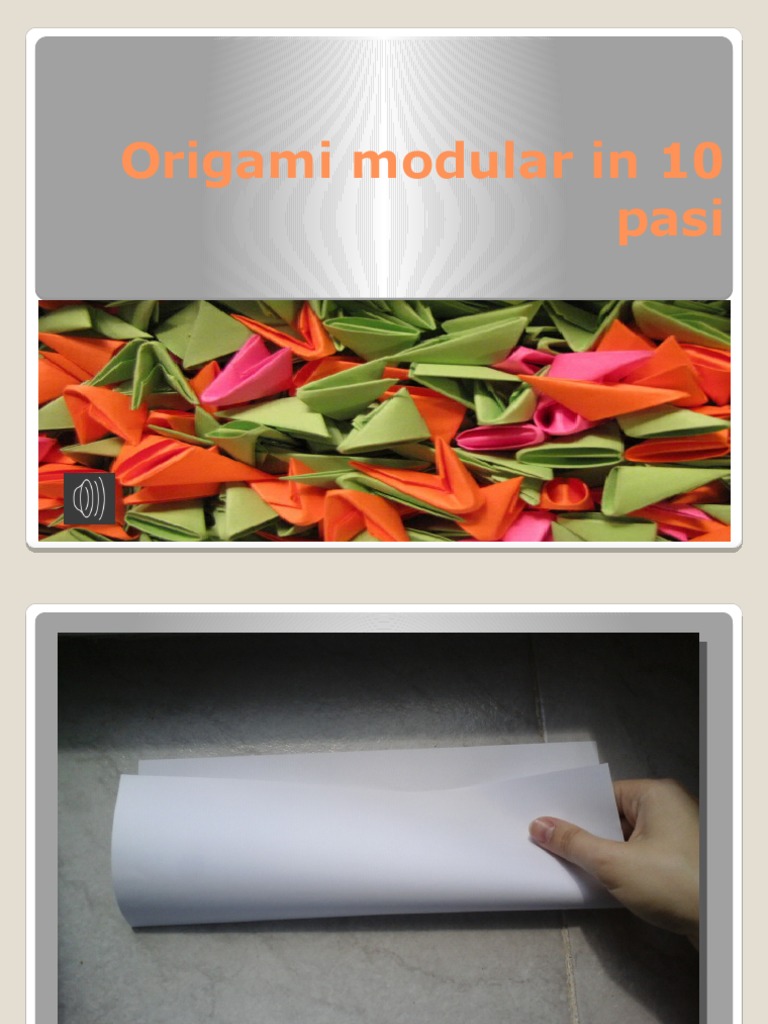 Origami Modular in 10 Pasi | PDF
