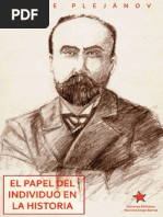 Plejanov, El Papel Del Individuo en La Historia VERSIÓN FINAL