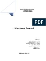 Selección de Personal TRABAJO