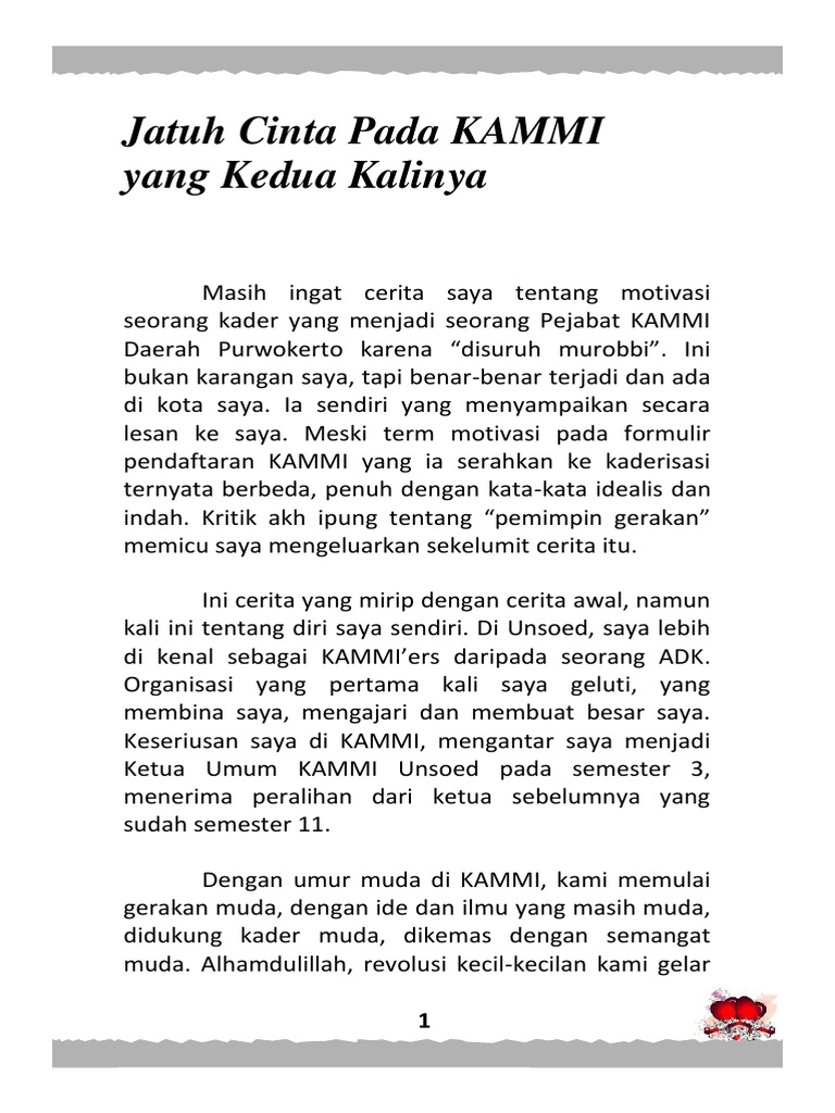 Mengapa Aku Mencintai KAMMI