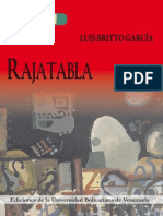 Rajatabla. Luis Britto García