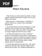 Dobriša Cesarić - Mala Kavana