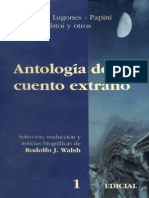 Antologia Del Cuento Extrano