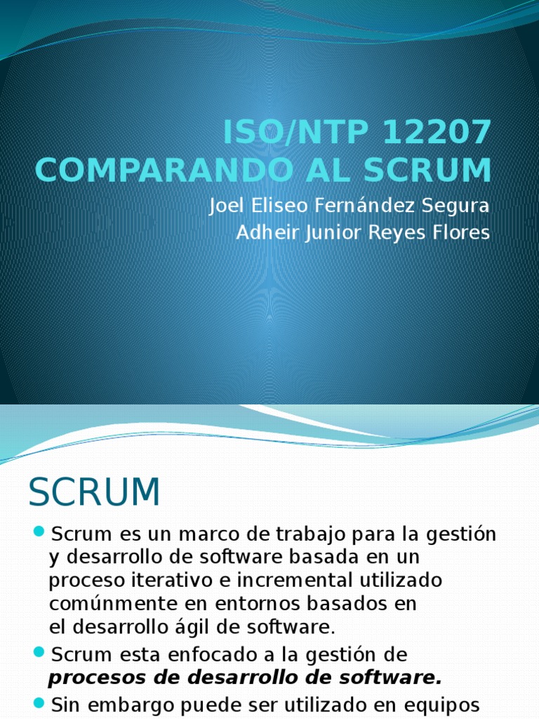 Iso Scrum | PDF | Ingeniería de software | Software