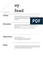 Resume - Portfolio Draft