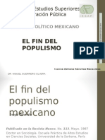 El fin del populismo mexicano.ppt