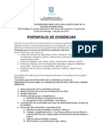 Rubrica - Portafolio de Evidencias Para Anatomia - 2015