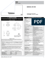 Manual de Uso Gefran 600