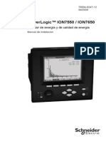 Manual Instalación - PowerLogic ION7550&7650
