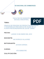 Diagrama de Proceso Multiple y Diagrama de Frecuencia de Viajes de La Planta Pasteurizadora Tunshi