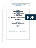 2.2 Metodos Industriales y de Servicios