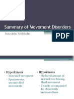 Summary of Movement Disorders