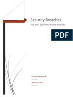 Five Most Significant Security Breaches