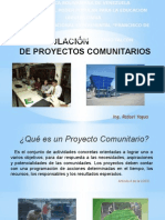 Formulacion de Proyectos Comunitarios.