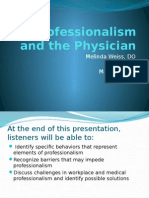 Professionalism Lecture 5-22-15