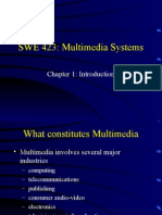 SWE 423: Multimedia Systems: Chapter 1: Introduction