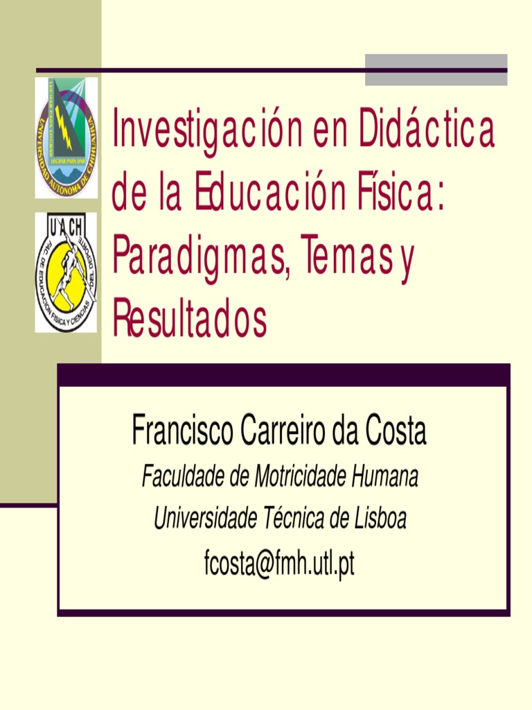 Investigación en Didáctica de la Educación Física