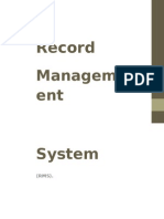 Record Management System