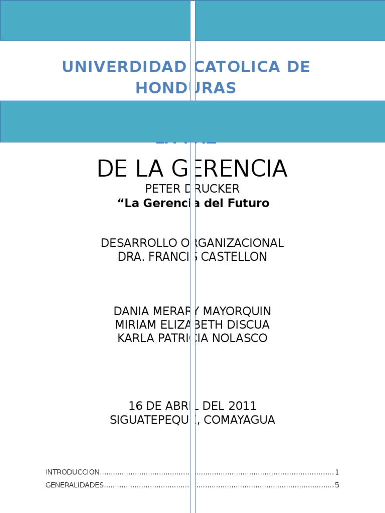 Los Paradigmas de La Gerencia - Peter Drucker | PDF | Comercio ...