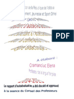 Rapport D'autoévaluation