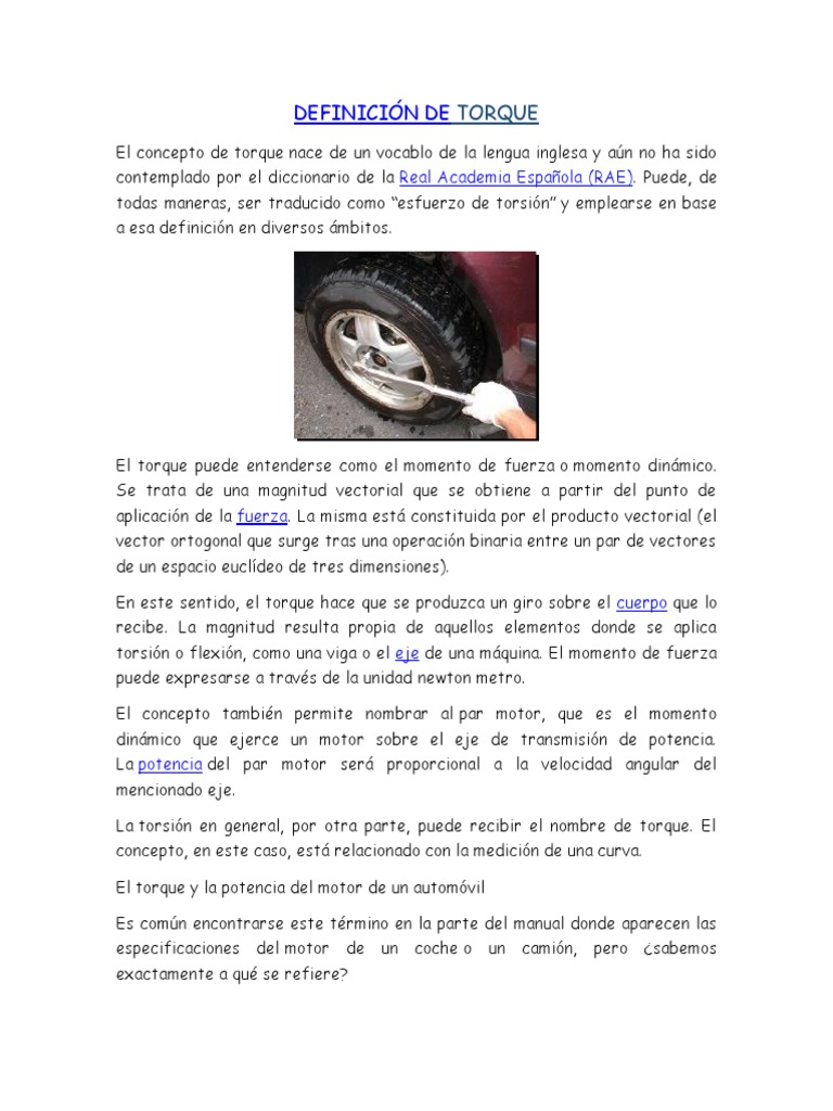 Definición de Torque | PDF | Vector Euclidiano | Esfuerzo de torsión